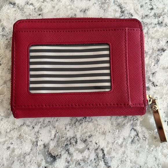 Kate Spade Cameron Street Laine Wallet Red Leather - Picture 2 of 5